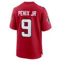 tocy A.Falcons #9 Michael Penix Jr. Red Game Stitched Jerseys