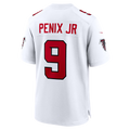 tocy A.Falcons #9 Michael Penix Jr. White Game Stitched Jerseys