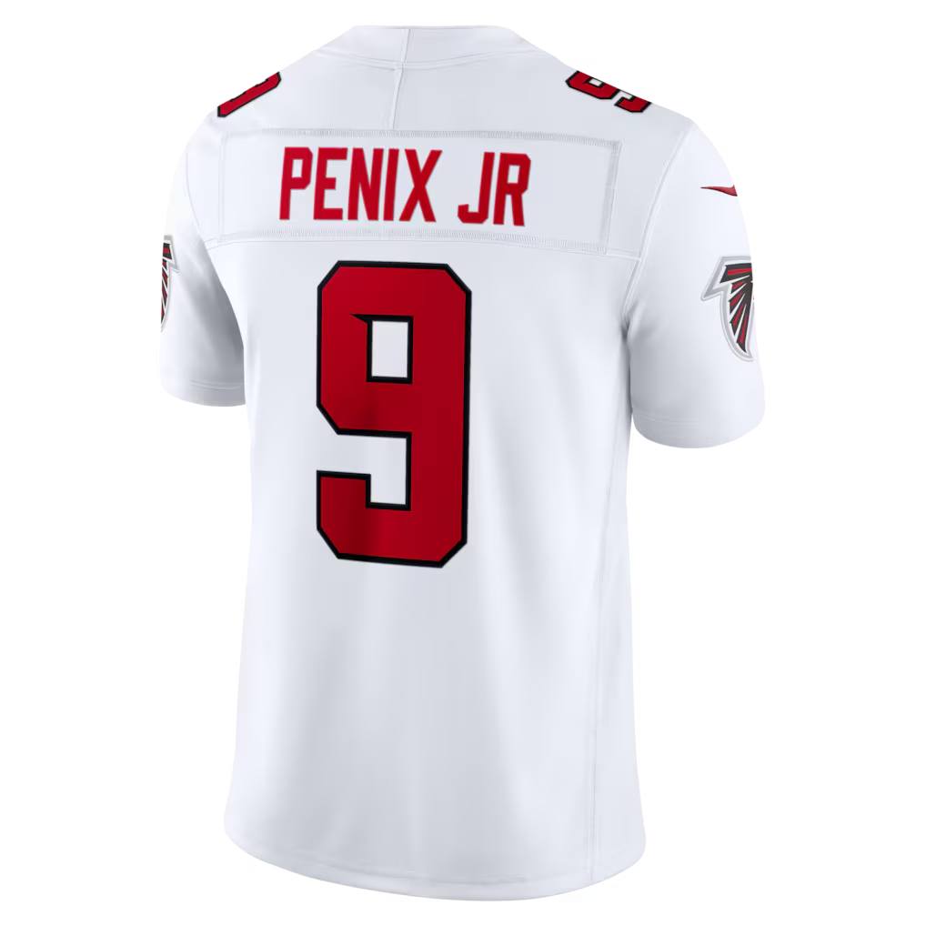 tocy A.Falcons #9 Michael Penix Jr. White Vapor F.U.S.E. Limited Stitched Jerseys