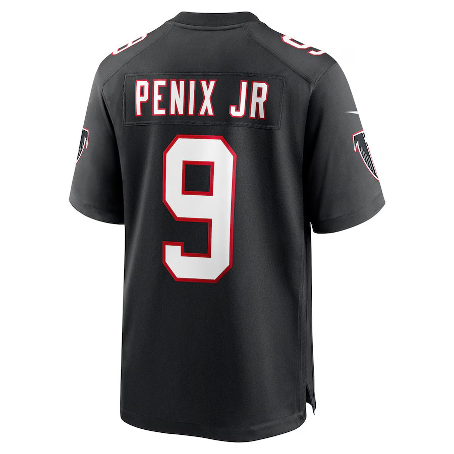 tocy A.Falcons #9 Michael Penix Jr. Player Black Alternate  Game Stitched Jerseys