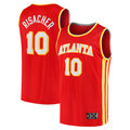 tocy A.Hawks #10 Zaccharie Risacher Red 2024 Draft Fast Break Player Jerseys - Icon Edition