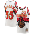 tocy A.Hawks #55 Dikembe Mutombo Mitchell & Ness White 199697 Hardwood Classics Swingman Jerseys