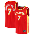 tocy A.Hawks #7 Nickeil Alexander-Walker Red Fast Break Replica Jerseys - Icon Edition