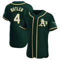 tocy Athletics #4 Lawrence Butler player Green Authentic Alternate Stitched Jersey