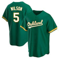tocy Athletics #5 Jacob Wilson Green Kelly Alternate Stitched Jersey