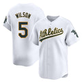 tocy Athletics #5 Jacob Wilson White Limited Home Stitched Jersey