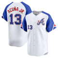 tocy A.Braves #13 Ronald Acuna Jr. City Connect Limited Jersey - White Personalized Jerseys