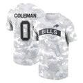 tocy B.Bills #0 Keon Coleman Player Arctic Camo Salute to Service T-Shirt Hoodies Stitched Jerseys