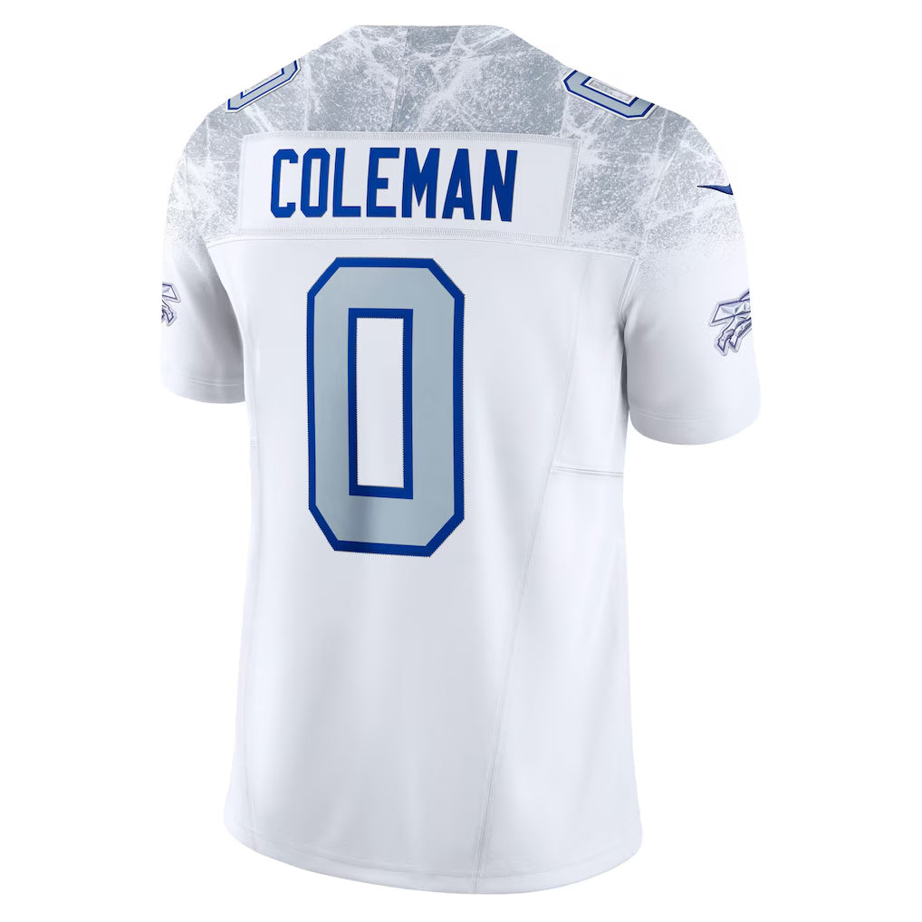 tocy B.Bills #0 Keon Coleman Player White Rivalries Collection Limited Game Stitched Jerseys