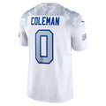 tocy B.Bills #0 Keon Coleman Player White Rivalries Collection Limited Game Stitched Jerseys