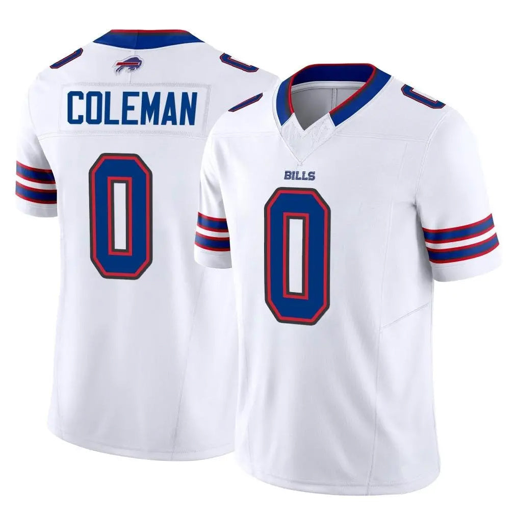 tocy B.Bills #0 Keon Coleman Player White Vapor F.U.S.E. Jersey Limited Home Game Stitched Jerseys