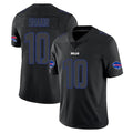 tocy B.Bills #10 Khalil Shakir Player Black Impact Limited Game Stitched Jerseys