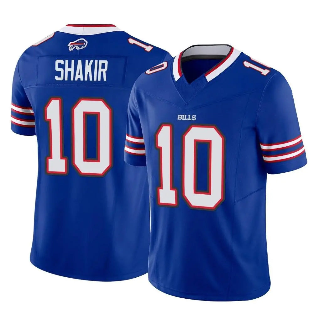 tocy B.Bills #10 Khalil Shakir Player Royal Vapor F.U.S.E. Limited Home Game Stitched Jerseys