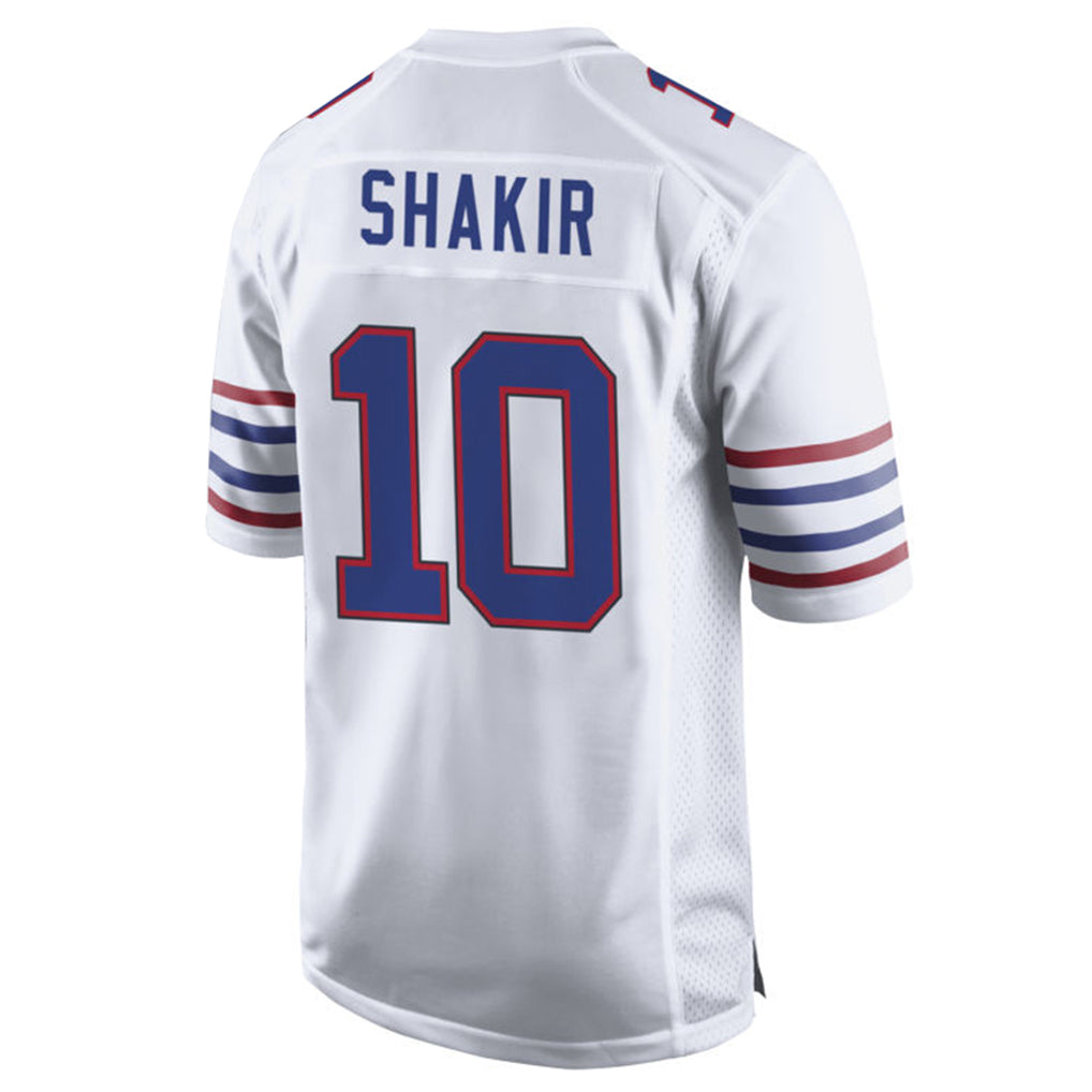 tocy B.Bills #10 Khalil Shakir Player White Alternate Home Game Stitched Jerseys