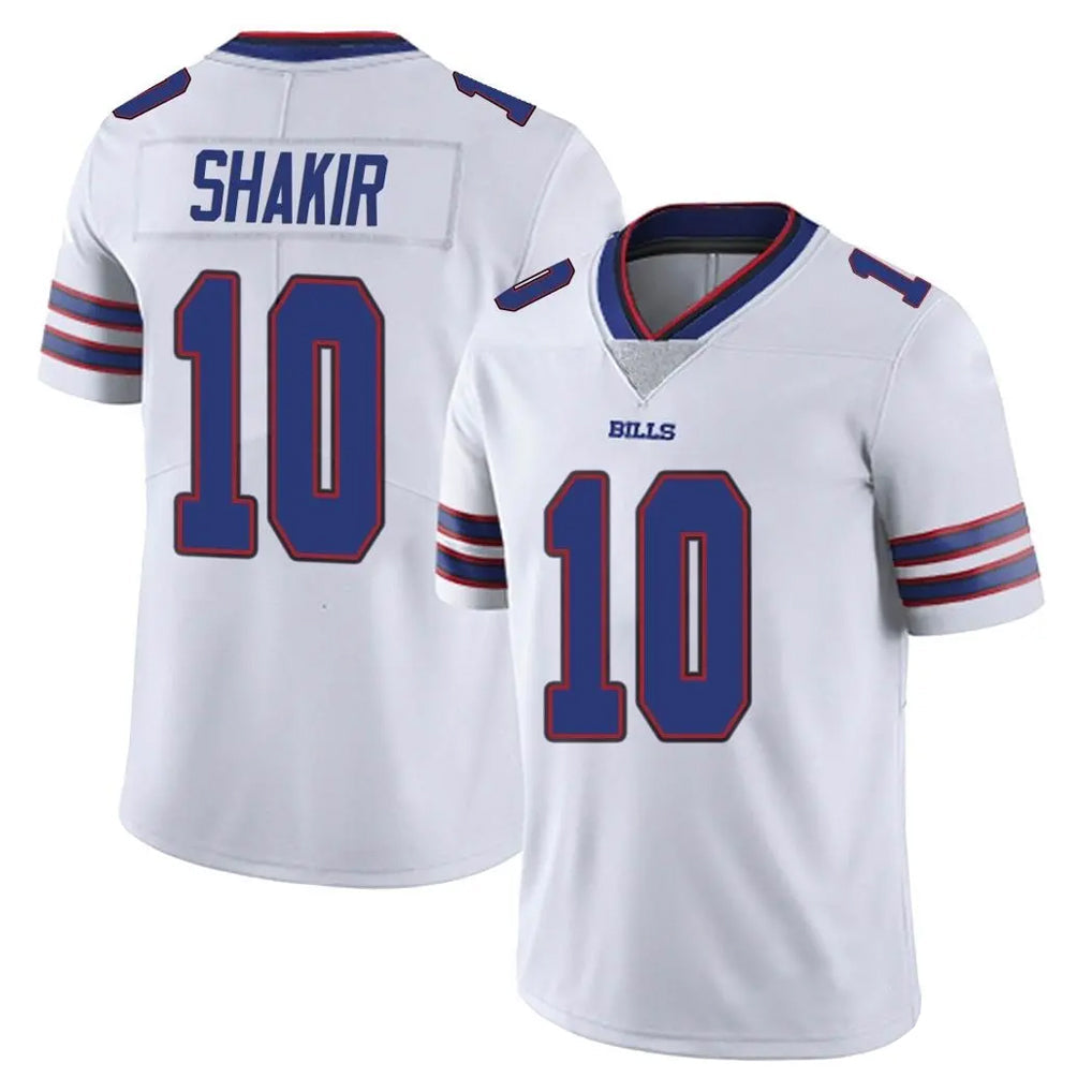 tocy B.Bills #10 Khalil Shakir Player White Vapor Untouchable Limited Stitched Jerseys