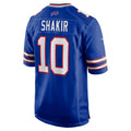 tocy B.Bills #10 Khalil Shakir Player Royal Game  Stitched Jerseys