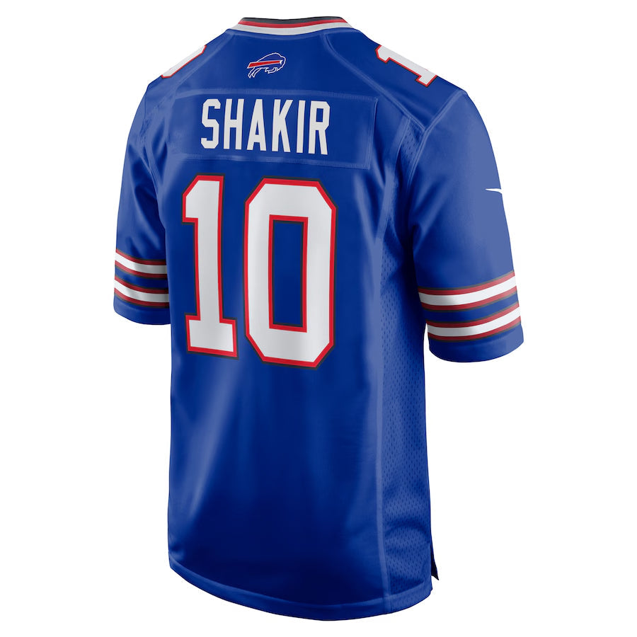 tocy B.Bills #10 Khalil Shakir Player Royal Game  Stitched Jerseys