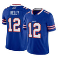 tocy B.Bills #12 Jim Kelly Player Royal Vapor F.U.S.E. Limited Home Game Stitched Jerseys