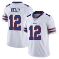 tocy B.Bills #12 Jim Kelly Player White Vapor Untouchable Limited Stitched Jerseys
