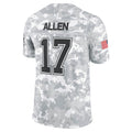 tocy B.Bills #17 Josh Allen Player Arctic Camo Salute to Service Limited Stitched Jerseys