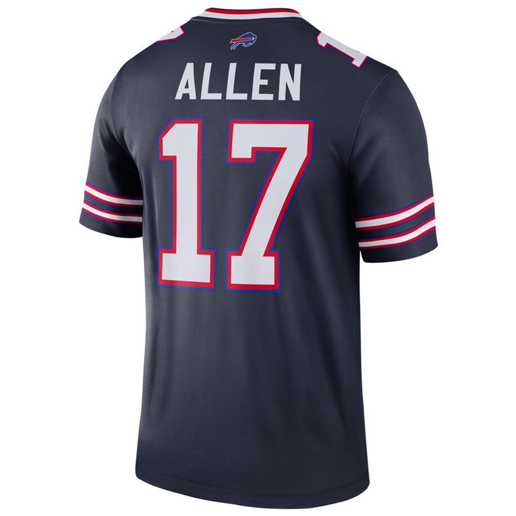 tocy B.Bills #17 Josh Allen Player Navy Inverted  Legend Game Stitched Jerseys