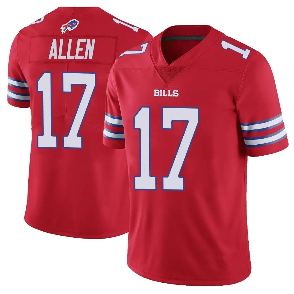 tocy B.Bills #17 Josh Allen Player Red Vapor Untouchable Limited Home Game Stitched Jerseys