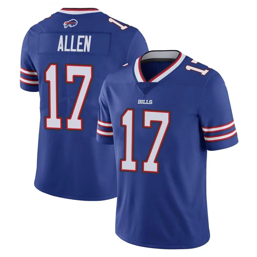 tocy B.Bills #17 Josh Allen Player Royal Vapor Untouchable Limited Stitched Jerseys
