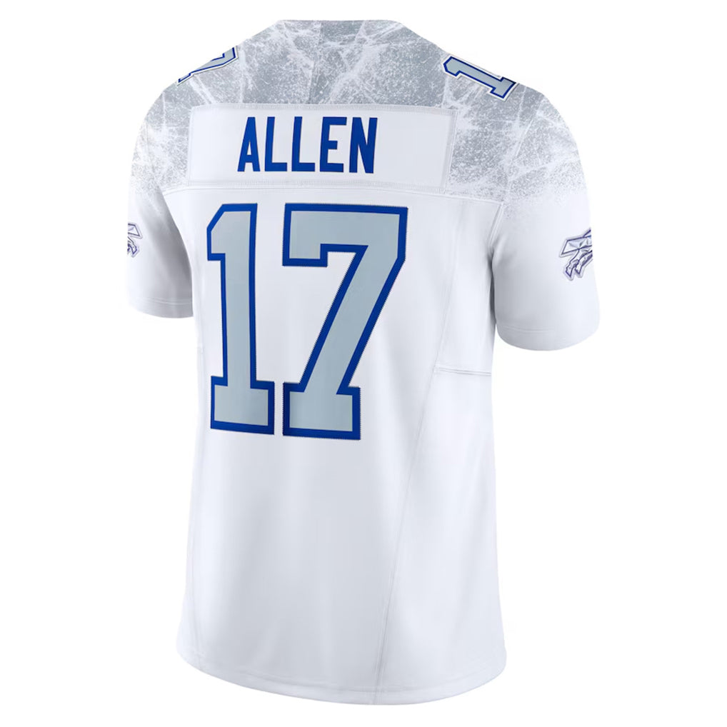 tocy B.Bills #17 Josh Allen Player White Rivalries Collection Vapor Limited Stitched Jerseys