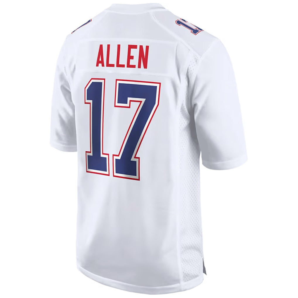 tocy B.Bills #17 Josh Allen Player White Tundra Stitched Jerseys