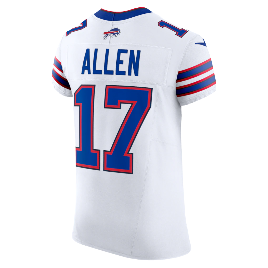 tocy B.Bills #17 Josh Allen White Vapor F.U.S.E. Elite Stitched Jerseys