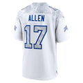 tocy B.Bills #17 Josh Allen Player White Rivalries Collection Game Stitched Jerseys