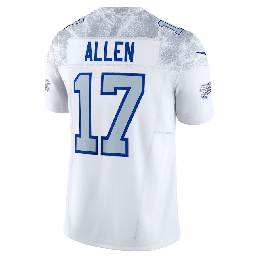 tocy B.Bills #17 Josh Allen Player White Rivalries Collection Vapor Limited Stitched Jerseys