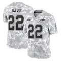 tocy B.Bills #22 Ray Davis Player Arctic Camo Salute to Service Limited Stitched Jerseys