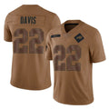 tocy B.Bills #22 Ray Davis Player Brown Salute To Service Limited Stitched Jerseys