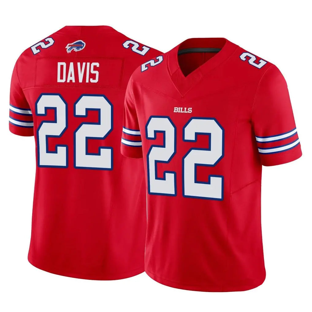 tocy B.Bills #22 Ray Davis Player Red Vapor F.U.S.E. Limited Stitched Jerseys