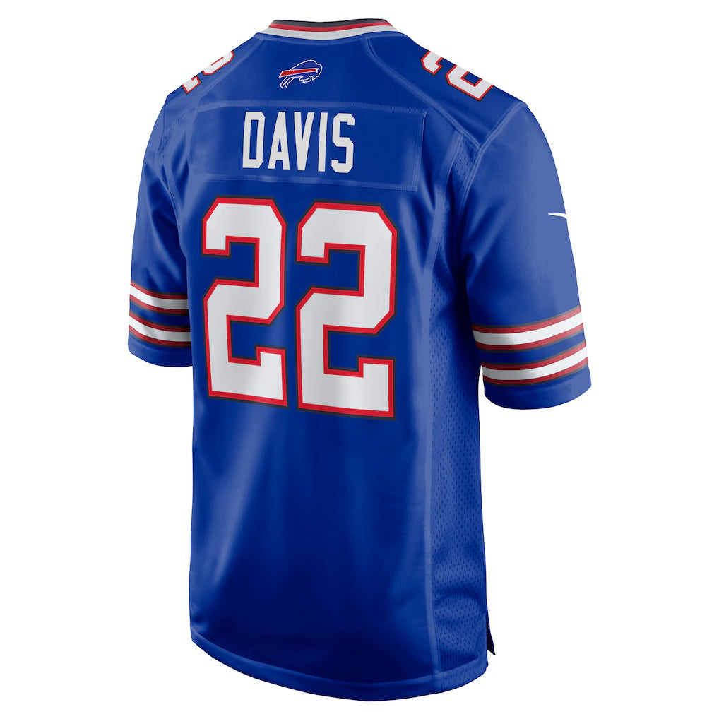 tocy B.Bills #22 Ray Davis Player Royal Home Game Stitched Jerseys