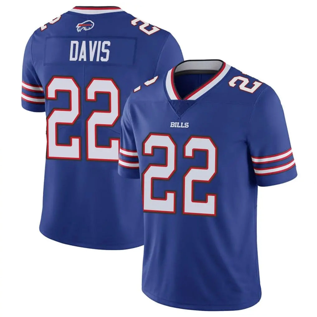 tocy B.Bills #22 Ray Davis Player Royal Vapor Limited Stitched Jerseys