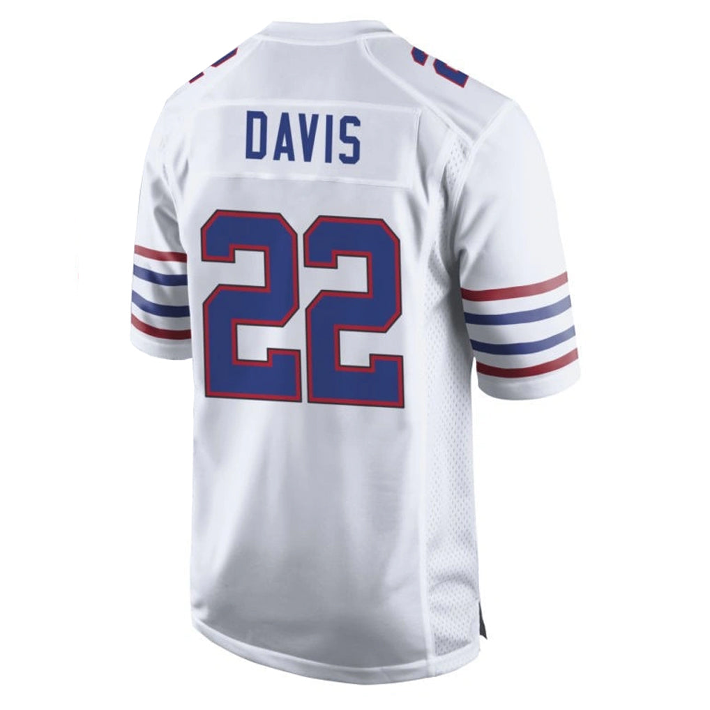 tocy B.Bills #22 Ray Davis Player White Alternate Limited Home Game Stitched Jerseys