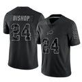 tocy B.Bills #24 Cole Bishop Player Black RFLCTV Limited Stitched Jerseys