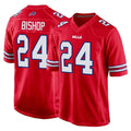 tocy B.Bills #24 Cole Bishop Player Red Home Game Stitched Jerseys
