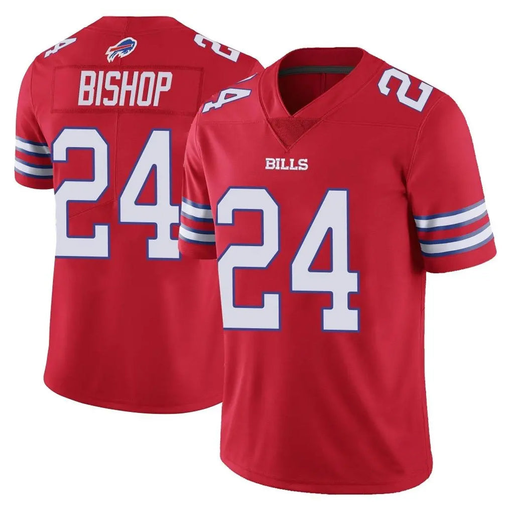 tocy B.Bills #24 Cole Bishop Player Red Vapor Untouchable Limited Home Game Stitched Jerseys