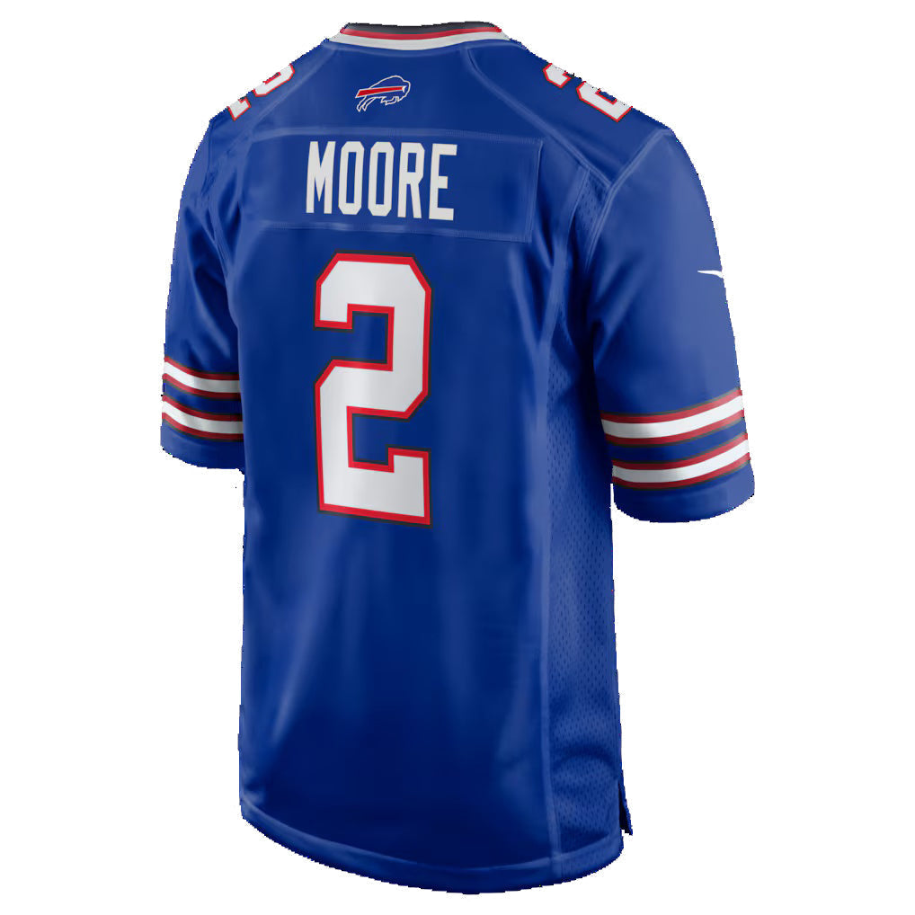 tocy B.Bills #2 D.J. Moore Royal Game Stitched Jerseys