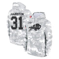tocy B.Bills #31 Maxwell Hairston Player Arctic Camo Salute to Service Hoodies Limited Stitched Jerseys