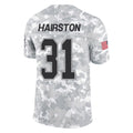 tocy B.Bills #31 Maxwell Hairston Player Arctic Camo Salute to Service Limited Stitched Jerseys