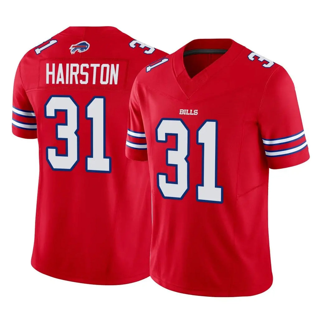 tocy B.Bills #31 Maxwell Hairston Player Red Vapor F.U.S.E. Limited Home Game Stitched Jerseys