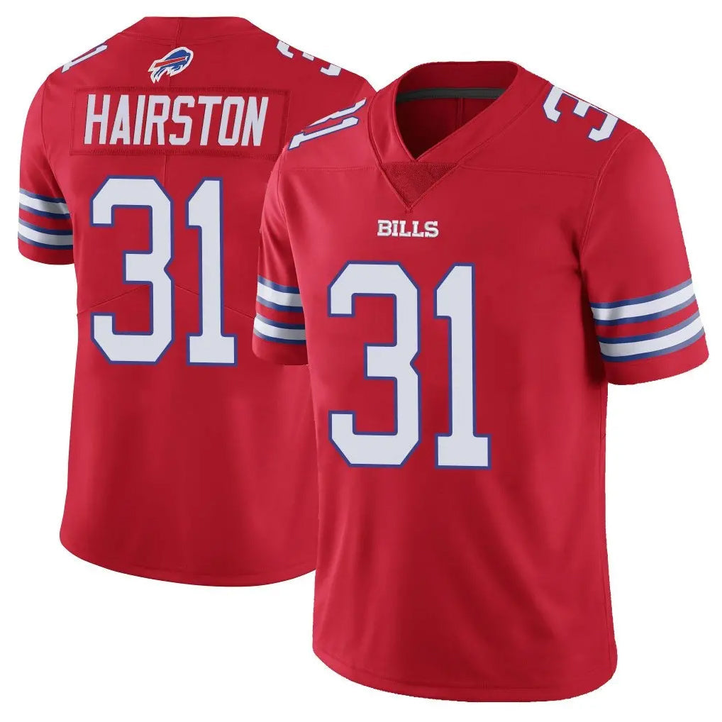 tocy B.Bills #31 Maxwell Hairston Player Red Vapor Untouchable Limited Home Game Stitched Jerseys