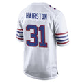 tocy B.Bills #31 Maxwell Hairston Player White Alternate Limited Home Game Stitched Jerseys