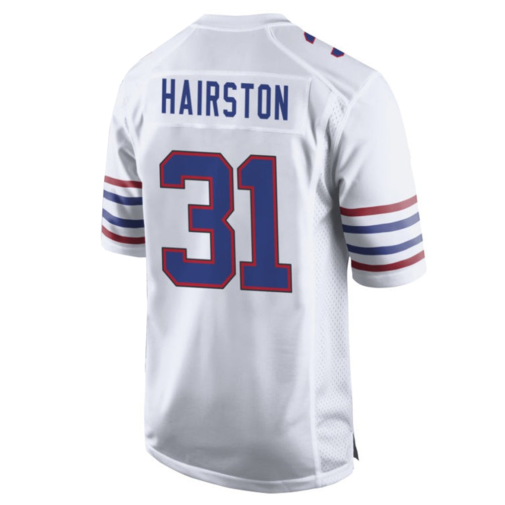 tocy B.Bills #31 Maxwell Hairston Player White Alternate Limited Home Game Stitched Jerseys