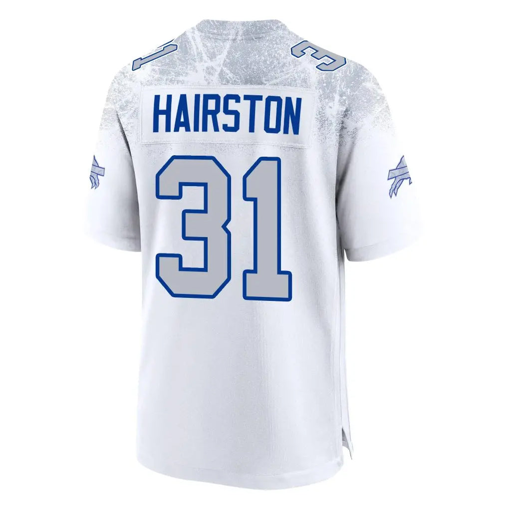 tocy B.Bills #31 Maxwell Hairston Player White Rivalries Collection Game Stitched Jerseys