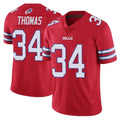 tocy B.Bills #34 Thurman Thomas Player Red Vapor Untouchable Limited Home Game Stitched Jerseys
